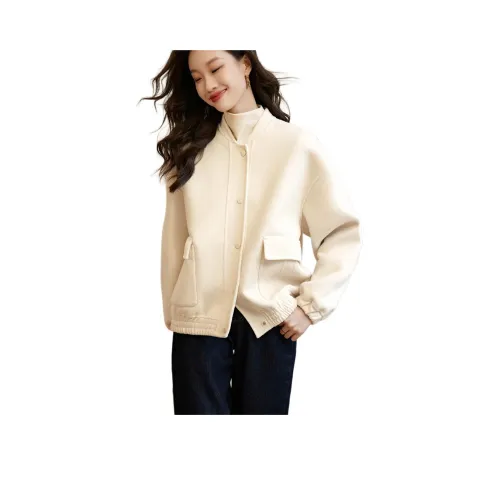 Mo Han Yi Mei Пальто Женское Экрю