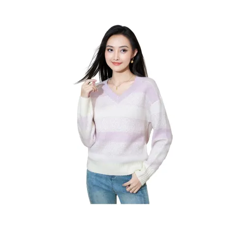 SMEN Фиолетовый Женский Трикотаж