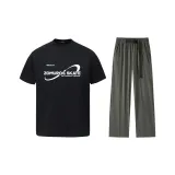 Чёрный топ + армейские зелёные штаны