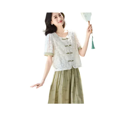 VICTORIA VERA Комплект с юбкой Женские Светло-зеленый