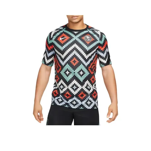 nike Club América Футбол Джерси Мужской Белый Черный Светлый Айвори Белый