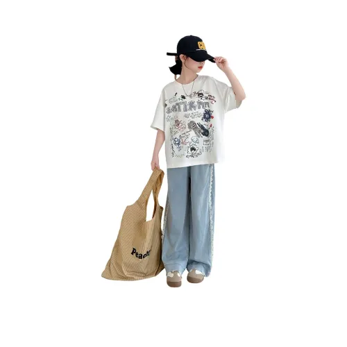 Miller Castle Повседневная Спортивная Одежда 2 Предмета Комплект Белый Детский