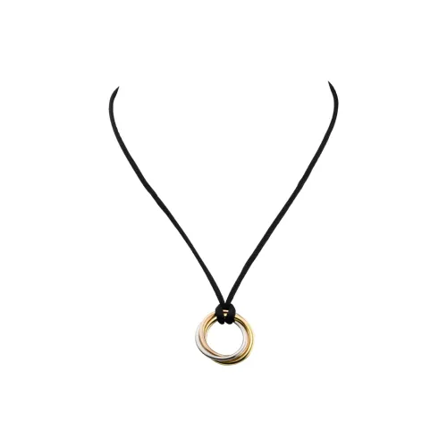 Cartier Колье Trinity Белое Золото, Желтое Золото, Розовое Золото