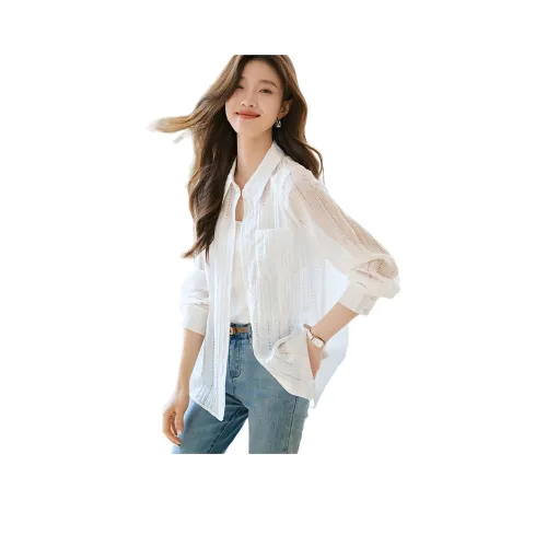 Mo Han Yi Mei Рубашка Женская Белая