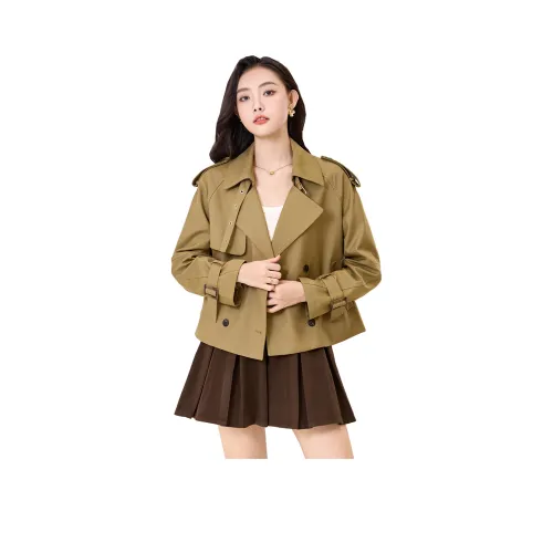 SMEN Женские Тренч