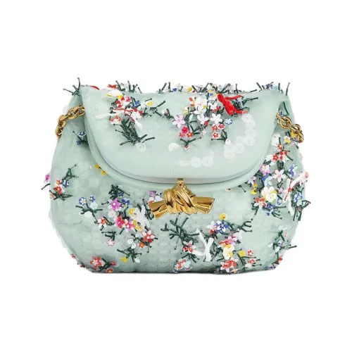 Bottega Veneta Knot Polyester Сумка через плечо сумка для женщин светло-мятный