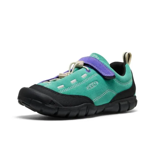 KEEN JASPER 2 Устойчивый к истиранию Легкий Амортизация Поддержка Низкий Верх Детская Туристическая обувь Зеленый Фиолетовый Подростки