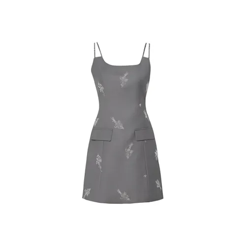 DPLAY Модный серый Женские Слиплатья