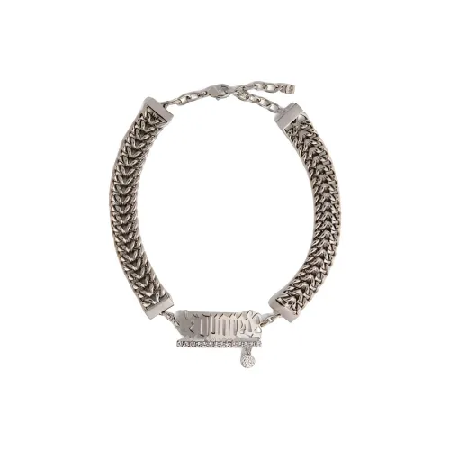 DSQUARED 2 Латунь Олово Сплав Стекло Циркон Ожерелья Мужские Серебряный