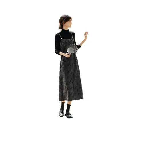 XWI Повседневный костюм женский черный и серый