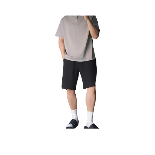 DANJUE Чернильно-черный Унисекс Повседневные шорты