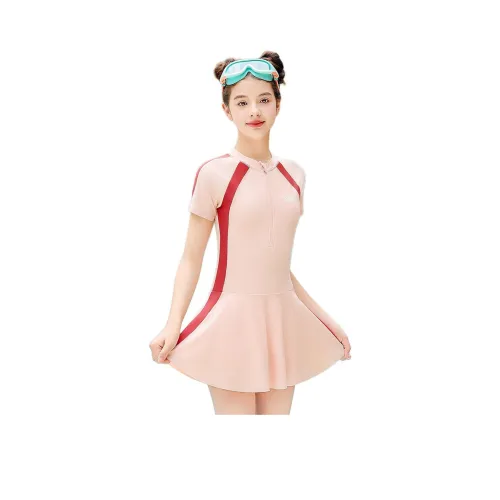 Барби Детский Купальник для детей 3-7 лет цвет абрикос