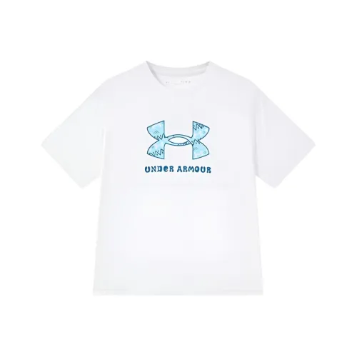 Under Armour Белая школьная футболка