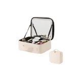 Кремовый Абрикос Белый LED Косметичка