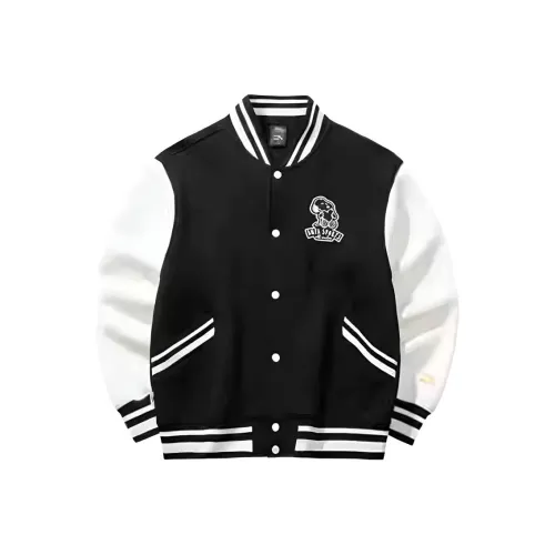 CHAOJIANTA X SNOOPY Бейсбольная куртка Унисекс Основной черный Слоновая кость