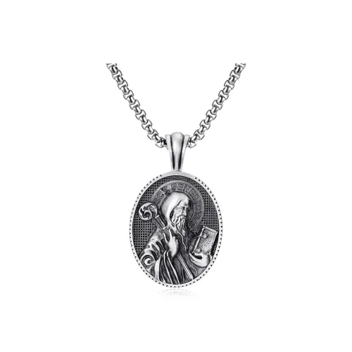 EVBEA Титановые стальные ожерелья для мужчин