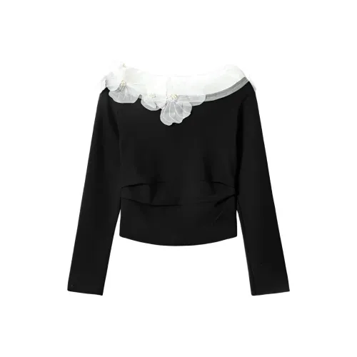 COHX Черные Женские Футболки