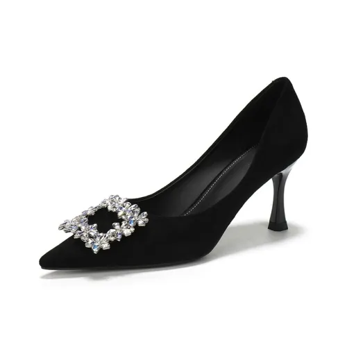 MUKALUO Высокие каблуки Женские Черный