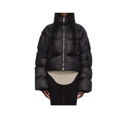 RICK OWENS совместный бренд RO Пуховик Женский Черный