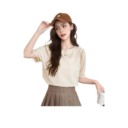 FAWENXIANGZI Буф-рукав Т-рубашка Женская