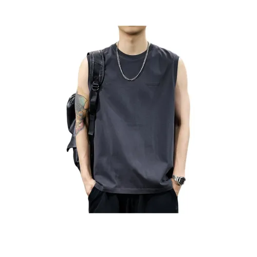 QIANJINNIU Летний топ без рукавов унисекс