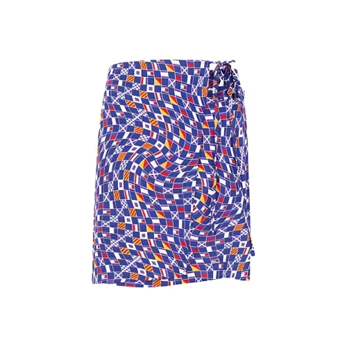 Tommy Hilfiger Красный, белый, синий, клетчатый, 0G0, женские, повседневные, короткие юбки