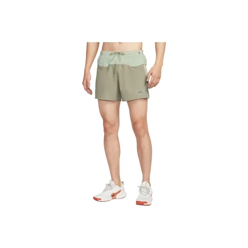 Nike Dri FIT ADV Trail Second Sunrise Повседневные шорты Мужские Светло-зеленый Серый Horizon Зеленый Desert Хаки Черный