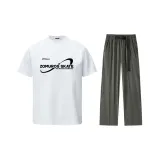 Белый топ + армейские зеленые штаны