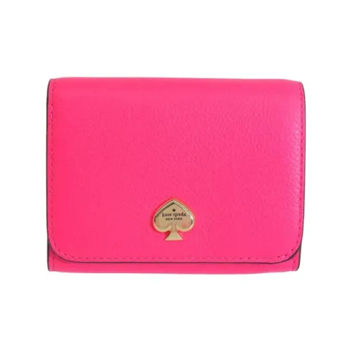 Kate Spade Кожа Кошелек Маленький Женский Розовый