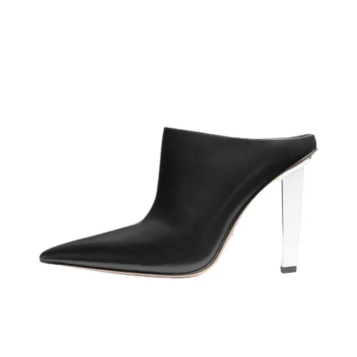 MICHAEL KORS Halle Тапочки для пальцев 10,7 см Женские Черные