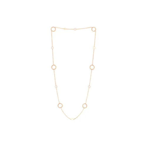 BVLGARI 18K Розовое золото ожерелья из жемчужной раковины унисекс