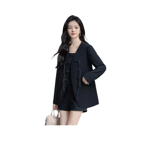 Cypress House Бизнес-костюм женский черный