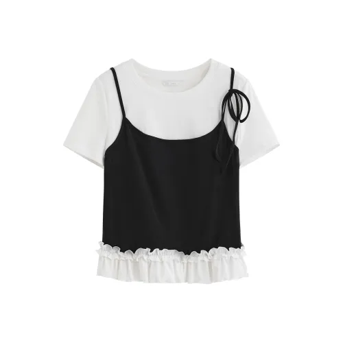 FANSILANEN Черно-белые Женские Рубашки