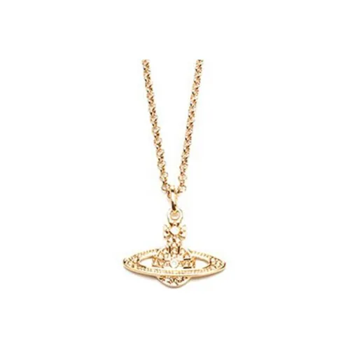 Vivienne Westwood Man. Mini Bas Relief Orb Pendant Brass Necklaces Мужской