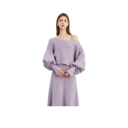 DPLAY Трикотаж Женский Светлый Узор Фиолетовый