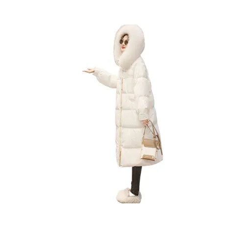 Cypress House Пуховик Женская Белая