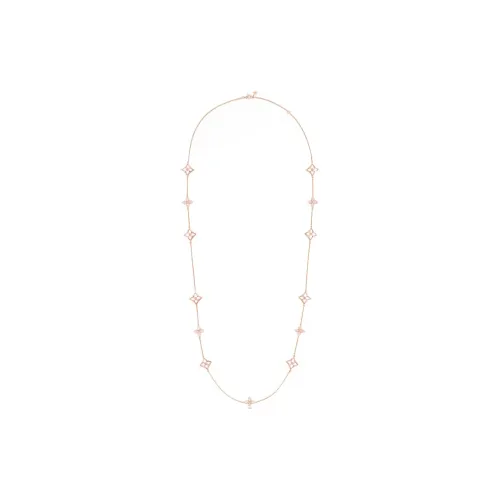 LOUIS VUITTON COLOR BLOSSOM 18K Розовое золото Ожерелье Женское Розовое золото