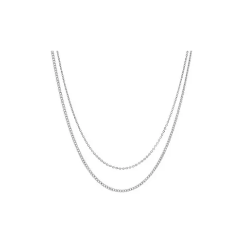 Canal 4℃ Ожерелья из нержавеющей стали Женское серебро