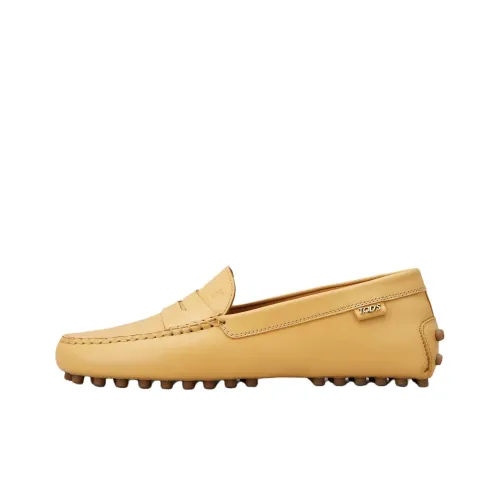 TOD'S Лоферы на резиновой подошве Желтые Женские
