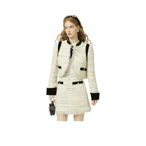 JORYAweekend Укороченное пальто женское шампанское