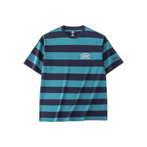 Anta Life Collection Глициния Бамбук Зеленый/Полуночь Синий Мужская T-Рубашка