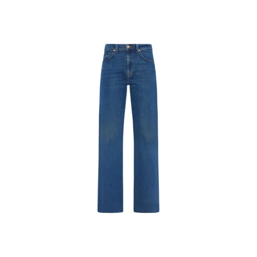 SEVEN FOR ALL MANKIND Темно-синие Женские Джинсы