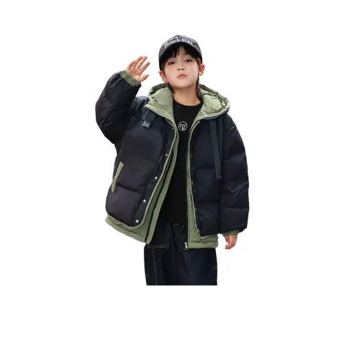 Aisina Хлопковый пуховик Черный Подростки