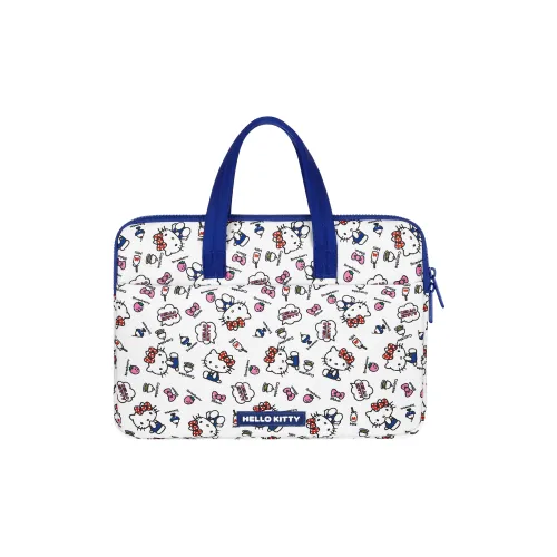 Zgo Hello Kitty Полиэстер Сумки для ноутбуков Hello Kitty Белый и синий цвет Женские