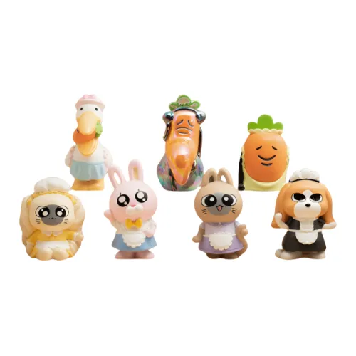 Gollum Очаровательный Сиямский Мурмур Слепые коробки Один Mystery Коробка Целая коробка 6 шт