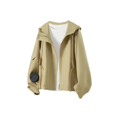 TOUCH Cropped Jacket Women's Khaki