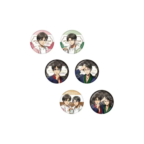 March·Monster Атака титанов Леви Акерман Эрен Ягер Значок Значки