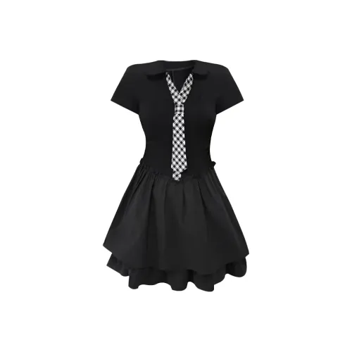 SYEEE WITH U Короткий рукав Платье Женское