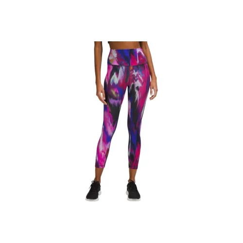 lululemon Wunder Train Everlux™ Ткань HIGH RISE Crop Спортивные брюки Женские Многоцветные