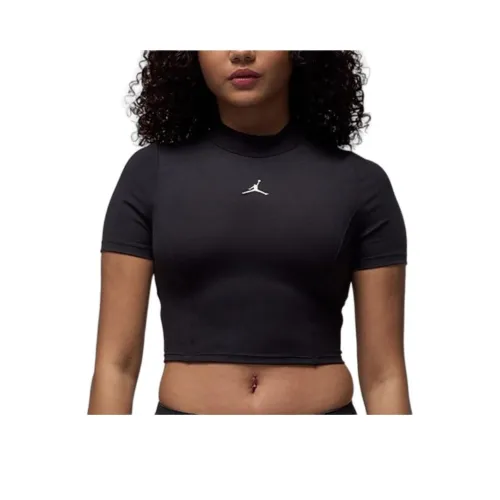 JORDAN Черные Женские T-рубашки